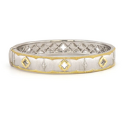 JudeFrances Mixed Metal Ogee Bangle