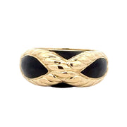 Estate 18K Yellow Gold Hidalgo Ring