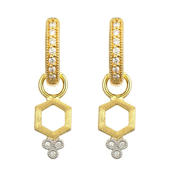 JudeFrances Provence Hexagon Earring Charms