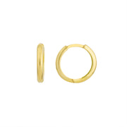 14K Yellow Gold Small Hoop Earrings