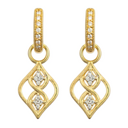 JudeFrances Moroccan Diamond Marquis Earring Charms