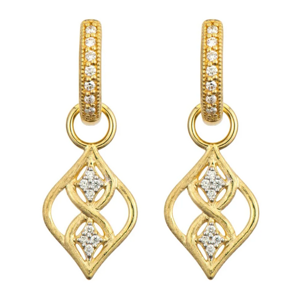 JudeFrances Moroccan Diamond Marquis Earring Charms