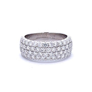 14K White Gold Diamond Ring