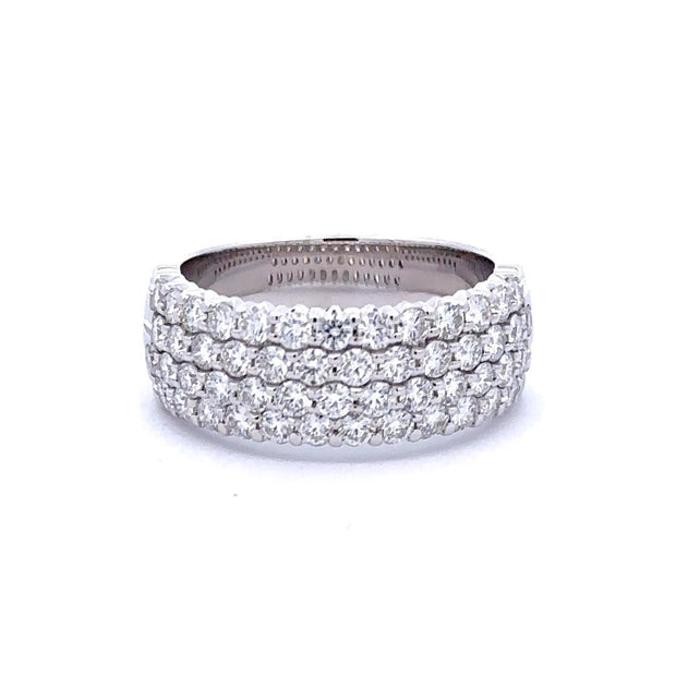 14K White Gold Diamond Ring