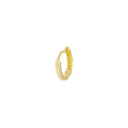 14K Yellow Gold Small Huggie Earrings