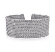 ALOR Grey Cable Cuff Essentials 12-Row Cuff