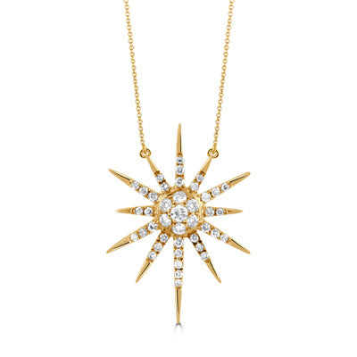 Doves 18K Yellow Gold & Diamond Celestia Necklace