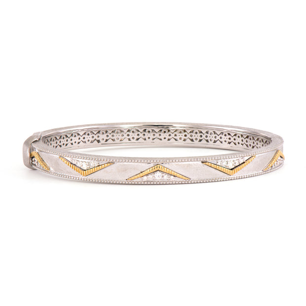 JudeFrances Tangier Milgrain Bangle Bracelet