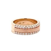 14K Yellow Gold Diamond Fashion Ring