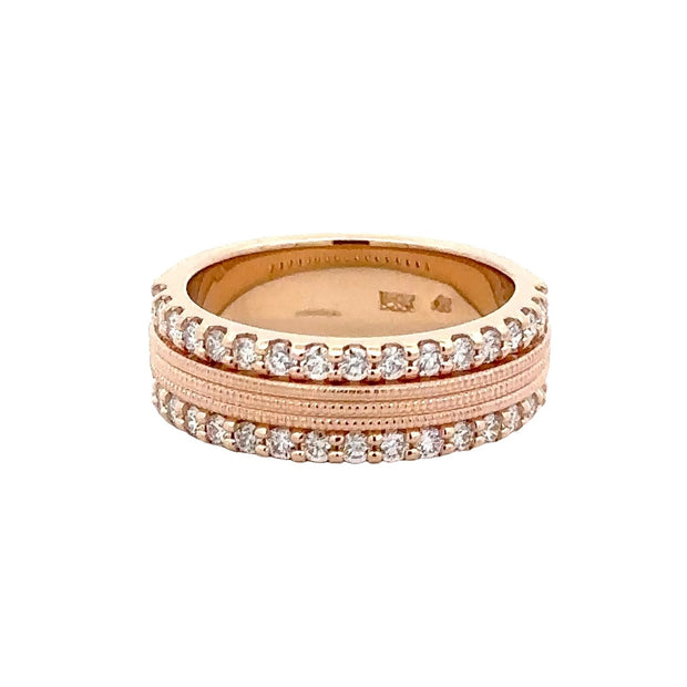 14K Yellow Gold Diamond Fashion Ring