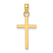 14K Yellow Gold Small Cross Pendant