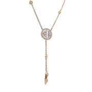 D.M. Kordansky 14K Yellow Gold Diamond Lariat-style Necklace