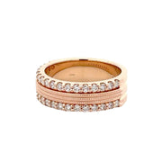 14K Yellow Gold Diamond Fashion Ring